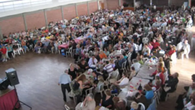  El gimnasio del Centro Gallego de Montevideo se llen&oacute;.