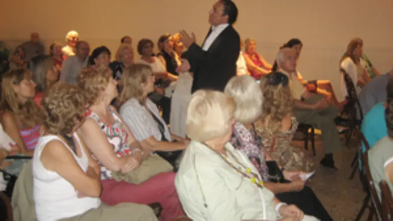  Un momento de la actuaci&oacute;n en el &lsquo;s&aacute;bado cultural&rsquo; del pasado d&iacute;a 14.