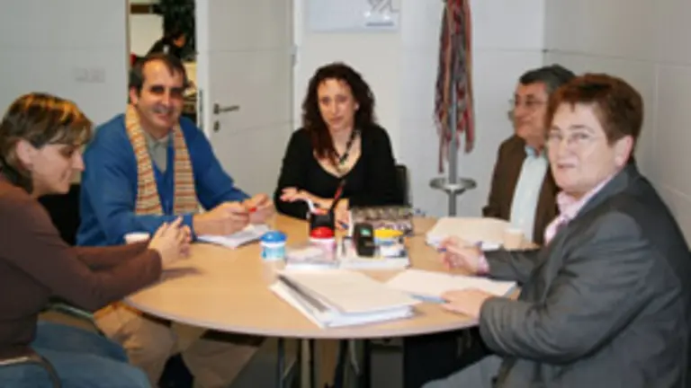  Ana Rivas, Teresa Ordiz, Manuel de la Cera y Pedro J. Rames Romano.