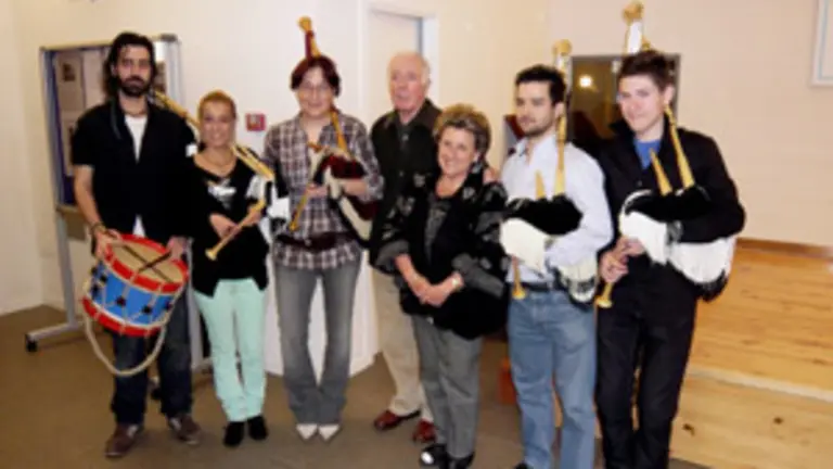 Garc&iacute;a Caso, en el acto de su nombramiento como \'Presidente de Honor\'.