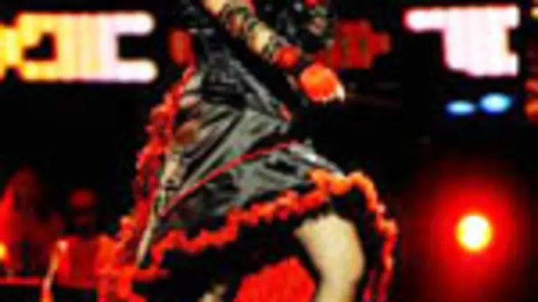  Raquel Rodo, durante una de sus interpretaciones en el programa.