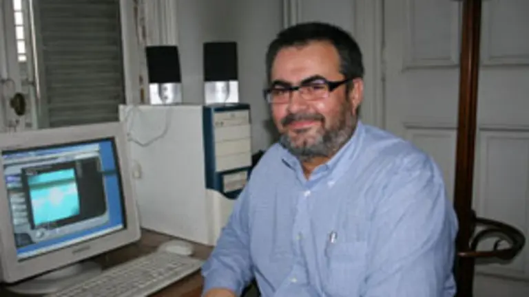  Alfonso V&aacute;zquez Monxard&iacute;n, responsable del Arquivo Sonoro de Galicia.