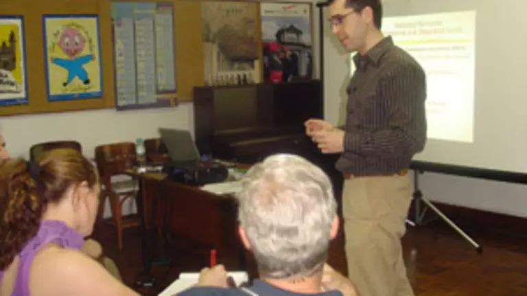  Pedro Alameda, formador en Valnal&oacute;n, fue el encargado de impartir este curso. 