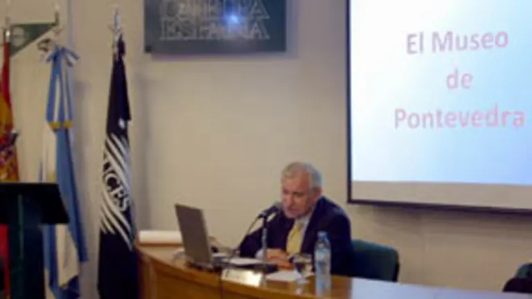  Jos&eacute; Carlos Valle, durante su charla. 