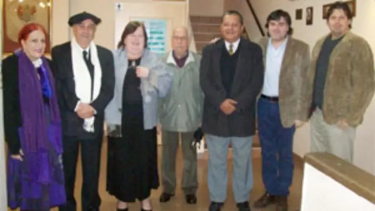  De izda. a dcha.: R. Danussi, C. Penelas, B. Lagoa, J. M. S&aacute;nchez, L. A. Salvarezza, W. Santoro y S&aacute;nchez.