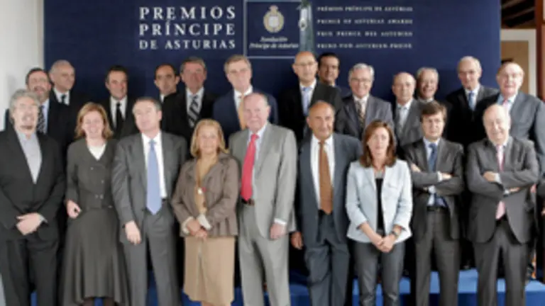  Los miembros del jurado del Premio Pr&iacute;ncipe de Asturias de Comunicaci&oacute;n y Humanidades.