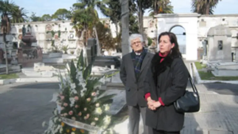  Carmen Lorenzo y Eduardo Alonso en el homenaje.