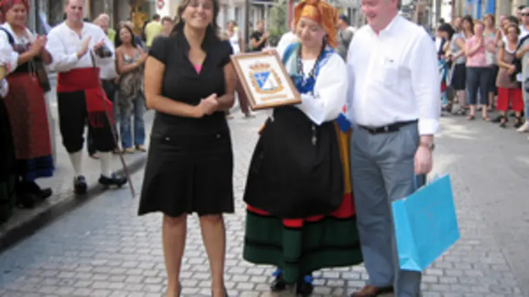  Ana Rivas, en su visita a Coru&ntilde;a.