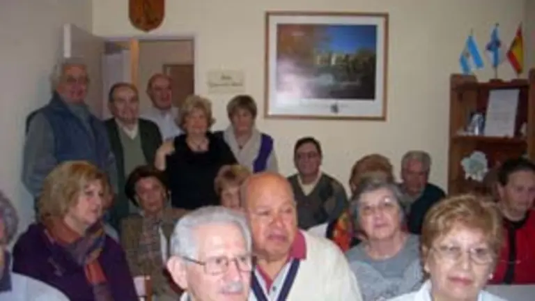 Algunos de los asistentes al festejo por el aniversario. 