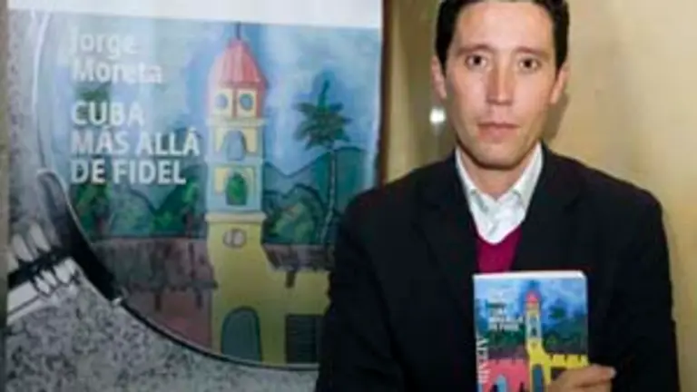 Jorge Moreta, durante la presentación del libro.