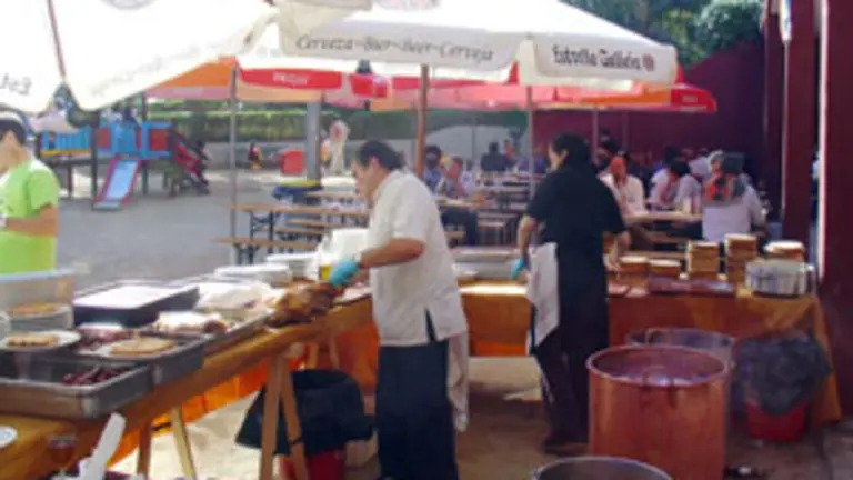  Un intre da festa do polbo. 