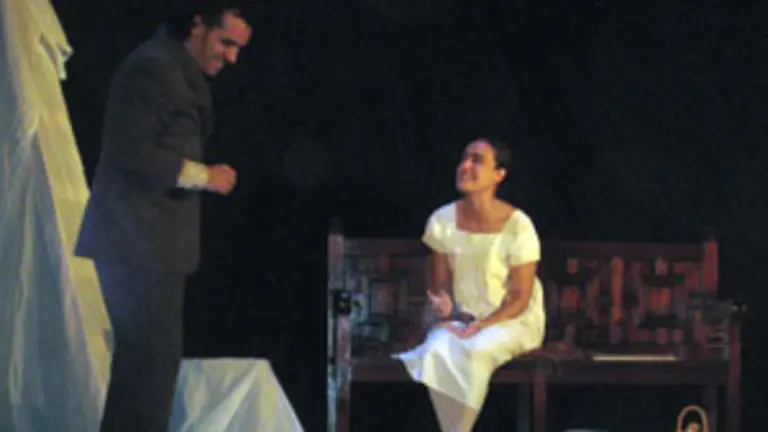  Un momento de la representaci&oacute;n de la obra.