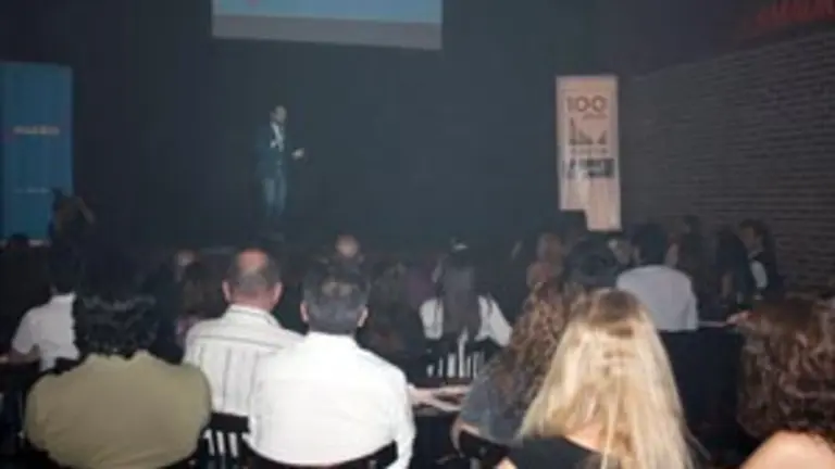  Miguel Ángel Villanueva, durante la presentación del espectáculo ‘De Broadway a Madrid’.