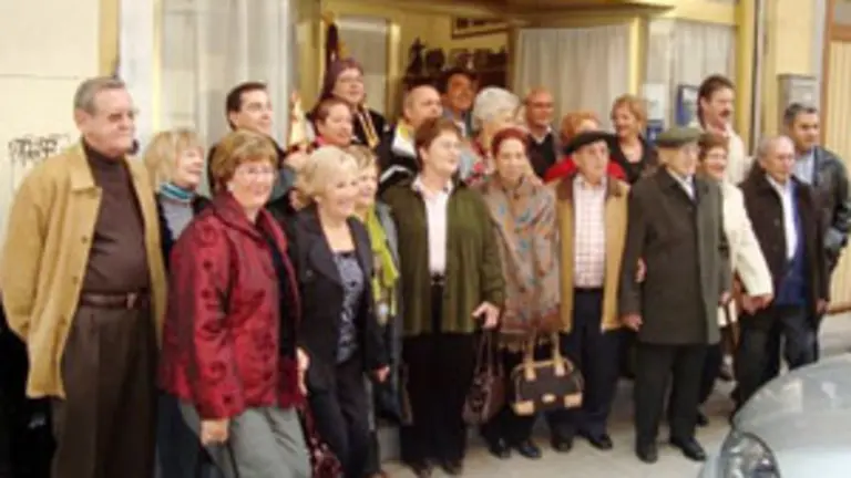  Teresa Ordiz, en una de las visitas.