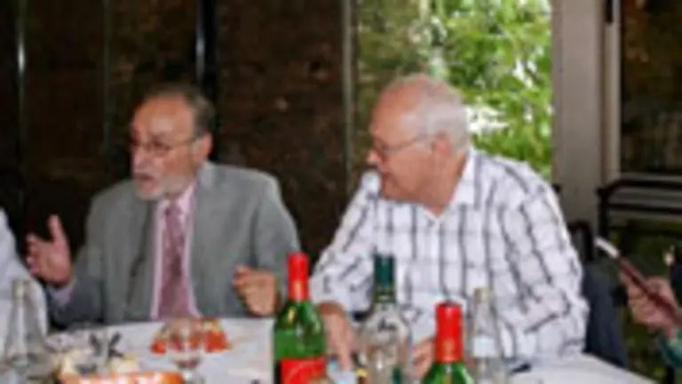  De izda. a dcha., Oscar Gonz&aacute;lez, Francisco Lores, Aramis Hern&aacute;ndez e Isabel Soto, durante la celebraci&oacute;n.
