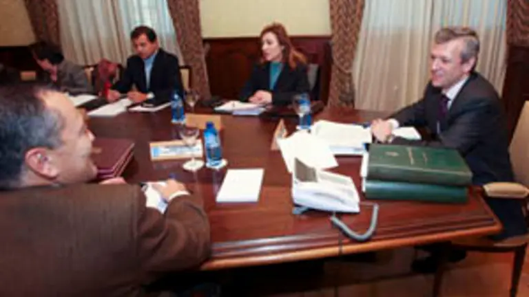  Alfonso Rueda presidi&oacute; el Consello de la Xunta de hoy. 