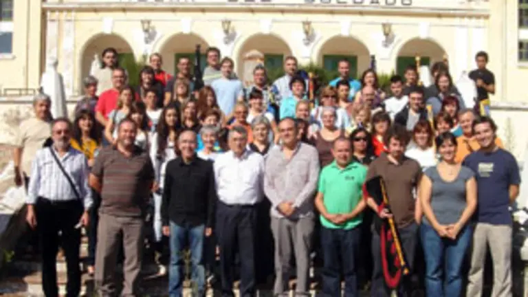 Algunos de los participantes en la III Escuela de Asturian&iacute;a.  
