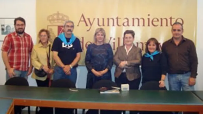 Teresa Ordiz, durante los festejos en el Centro Asturiano de Salamanca, este verano. 