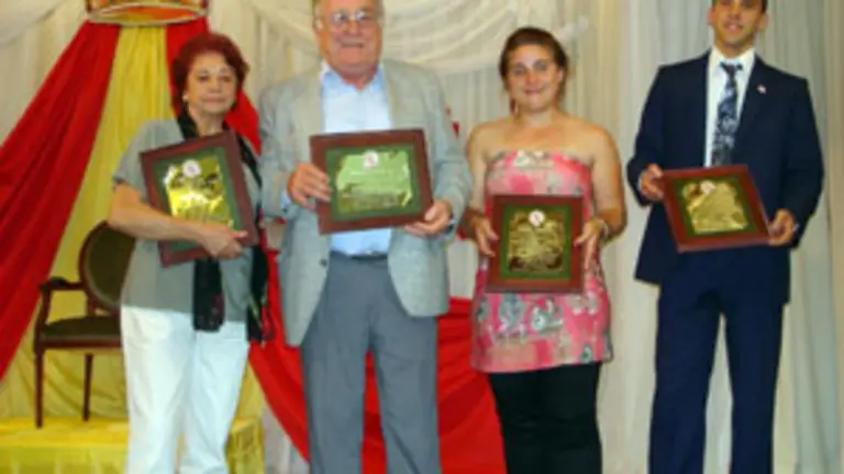 Pilar Domínguez, Manuel Ibernón, María Eugenia Fuerres y Sebastián Ariel Sánchez los premiados de este año.