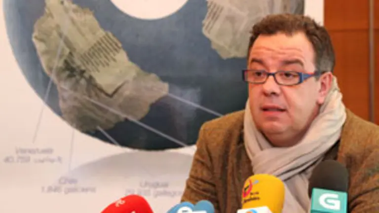  Antonio Aguar&oacute;n, durante la presentaci&oacute;n de la campa&ntilde;a.