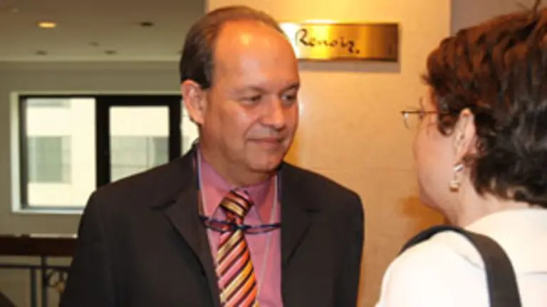  Antonio Pi&ntilde;&oacute;n, durante el Consello de Comunidades Galegas.
