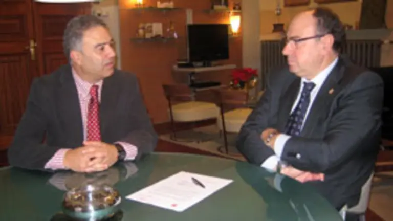 Un momento de la reunión.