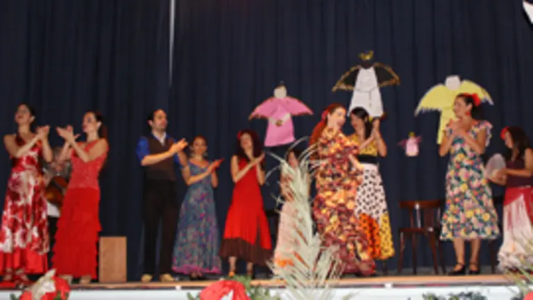  Un momento del espectáculo artístico que se pudo presenciar en el Centro Salamanca y en Región Leonesa.