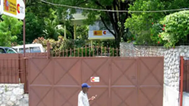  La sede de la Agencia Espa&ntilde;ola de Cooperaci&oacute;n en Puerto Pr&iacute;ncipe.