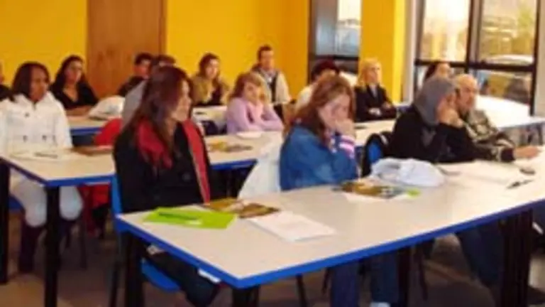  Un grupo de alumnos del seminario de Lugo.