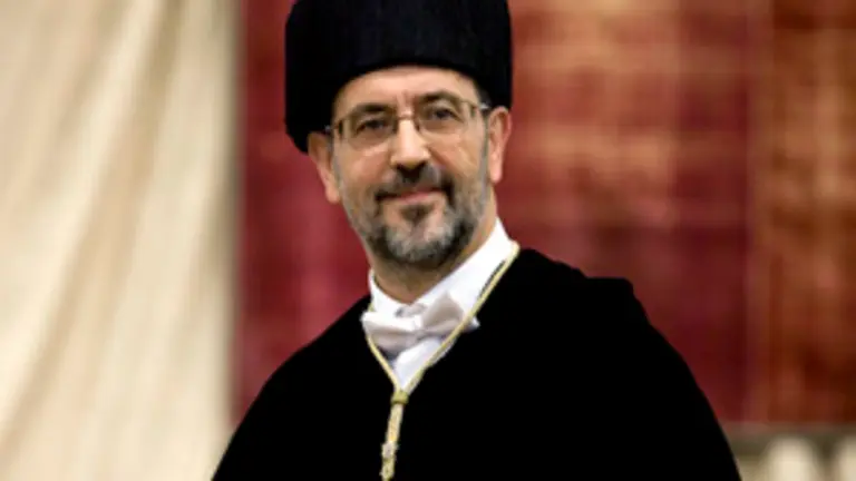  Daniel Hernández Ruipérez, rector de la Universidad de Salamanca.