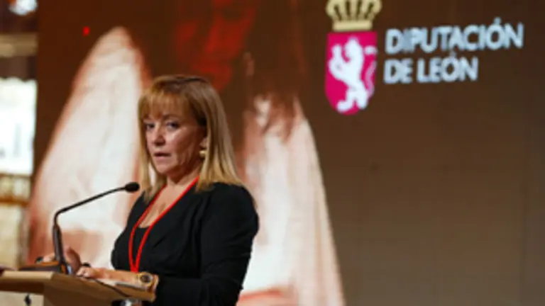 La presidenta de la Diputación de León, Isabel Carrasco. 