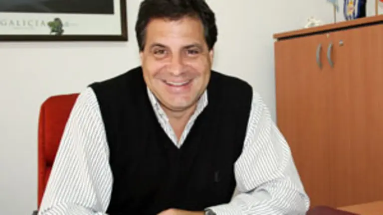  Juan Domingo Rodr&iacute;guez, en su despacho.