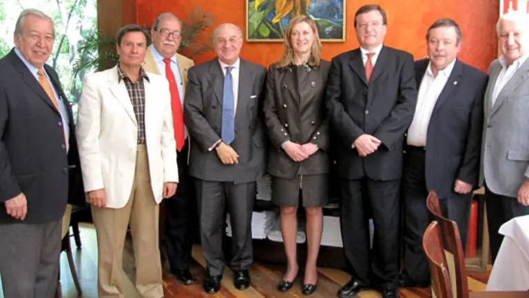  La consejera de Hacienda, Pilar del Olmo, durante su estancia en México.