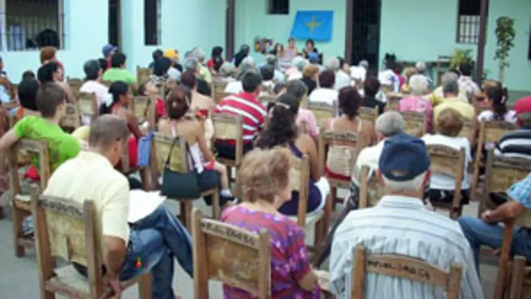  Un momento de las jornadas culturales celebradas por la colectividad en Guant&aacute;namo.