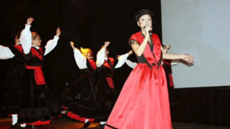  Un momento de la actuaci&oacute;n.