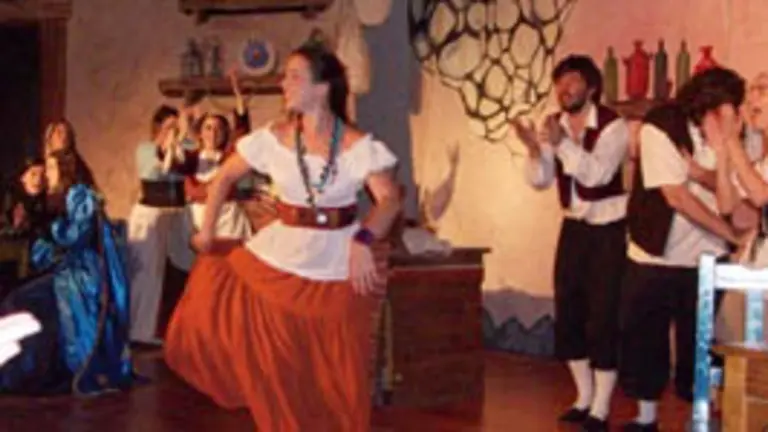 Representación de la Gitanilla de Cervantes. 