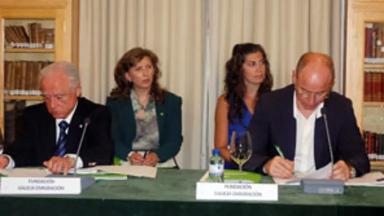 Castelao Braga&ntilde;a y Santiago Camba, durante la reuni&oacute;n. 