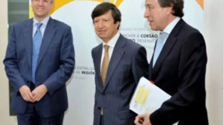 Alfonso Rueda, Carlos Lage y Jos&eacute; Antonio de Santiago-Ju&aacute;rez. 