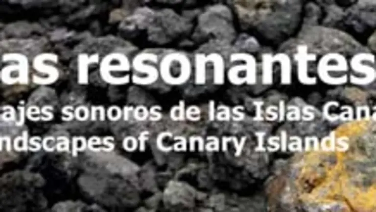 Cartel de la muestra sonora ‘Islas Resonantes’. 