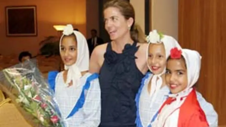 Victoria Cristóbal, durante la celebración de anteriores Jornadas Culturales en La Habana.