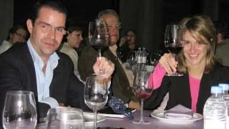  Daniel López Piñero e Irene Miguel Escobar en la cata.