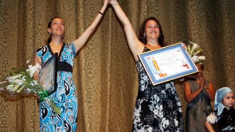  Marilyn Garc&iacute;a &ndash;a la dcha.&ndash; se encarga de impartir las clases de baile.