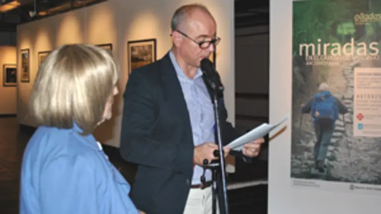  Santiago Camba, en un momento de su intervenci&oacute;n. 