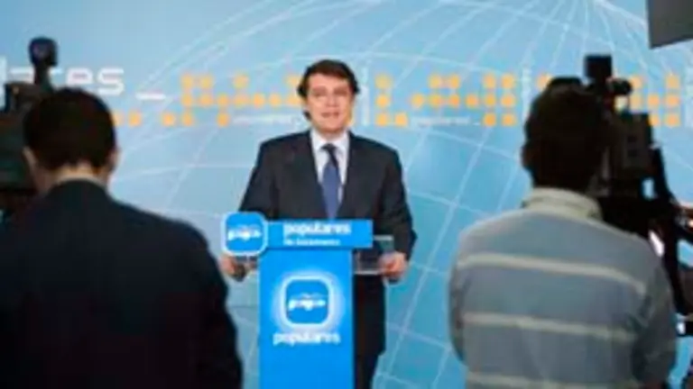 El consejero de Interior y Justicia y secretario regional del PP, Alfonso Fernández Mañueco.