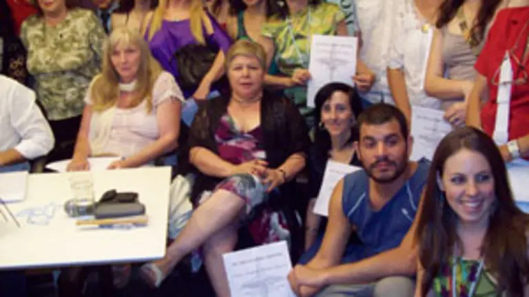  Un momento de la entrega de premios. 