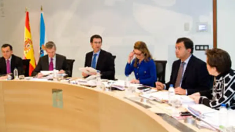 El Consello de la Xunta, durante su reuni&oacute;n del pasado jueves.