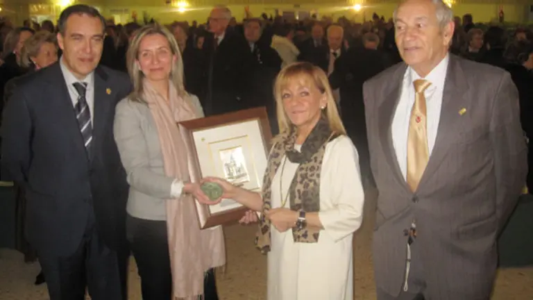 Isabel Carrasco, durante la celebración. 