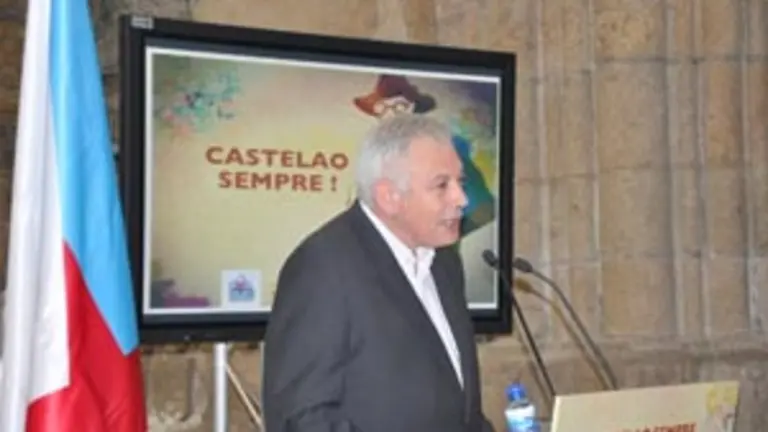  Guillerme V&aacute;zquez, durante su intervenci&oacute;n.