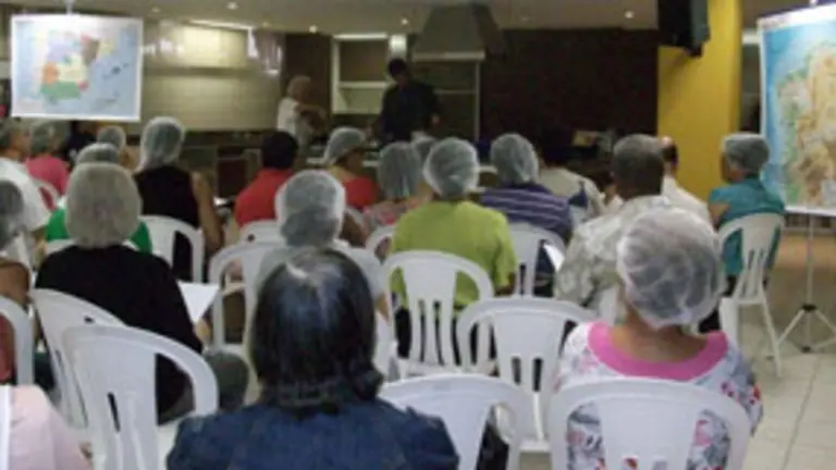 Celebraci&oacute;n de un curso de cocina el pasado a&ntilde;o en la asociaci&oacute;n &lsquo;Caballeros de Santiago&rsquo; de S&atilde;o Paulo. 