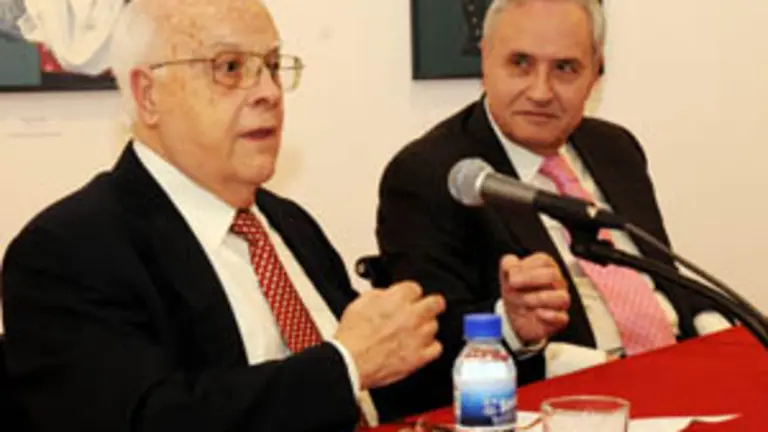 Jos&eacute; Antonio Ferreiro Pi&ntilde;eiro y Jos&eacute; Ram&oacute;n &Oacute;nega, la pasada semana en Madrid. 